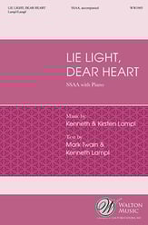 Lie Light, Dear Heart SSAA choral sheet music cover